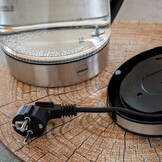 Waterkoker - 1,8L - temperatuurregeling - 24,5x22x16cm - zwart