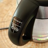 Waterkoker - 1,8L - temperatuurregeling - 24,5x22x16cm - zwart