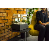 Bio ethanol brander - 24,5x20,5x29 cm - met decoratieve stenen