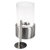 Bio ethanol brander - 26.5x13.5x13.5cm - met decoratieve stenen