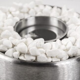 Bio ethanol brander - 26.5x13.5x13.5cm - met decoratieve stenen