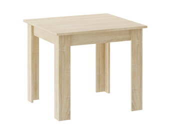 Eettafel - houten eetkamertafel - 80x80x75cm - sonoma eiken