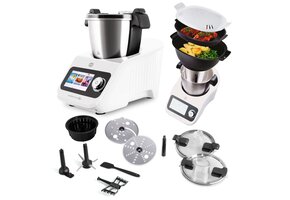 Keukenmachine - met stoomkoker en keukenweegschaal - Wi-Fi
