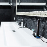 Elektrische tandenborstel - sonisch - 3W - 5 poetsmodi - zwart