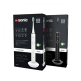 Elektrische tandenborstel - sonisch - 3W - 5 poetsmodi - zwart