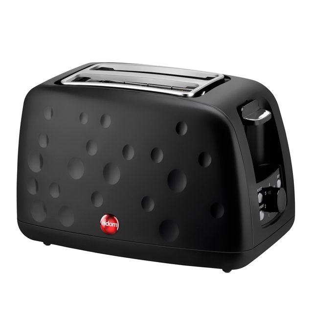Broodrooster - toaster - 2 sleuven - 7 niveaus - 900W - zwart