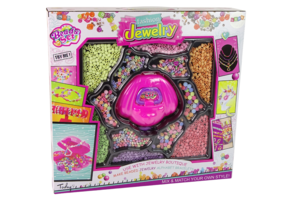 Kralenset - 12 soorten - 6 zilveren hangers - met opbergdoos