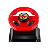 Loopauto - 47x20x39cm - met toeter - zwart rood