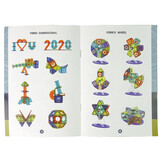 Knikkerbaan - magnetische blokken - 110 delig - met licht