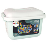 Knikkerbaan - magnetische blokken - 110 delig - met licht