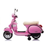 Kinderscooter - roze - 3-4 km/u - 107 cm - met zwarte koffer