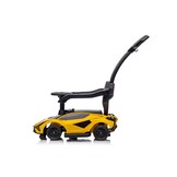 Loopauto - 1 jaar - met duwstang - Lamborghini - geel