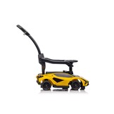 Loopauto - 1 jaar - met duwstang - Lamborghini - geel