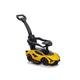 Loopauto - 1 jaar - met duwstang - Lamborghini - geel