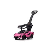 Loopauto - 1 jaar - met duwstang - Lamborghini - roze