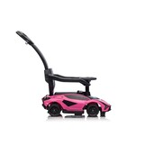 Loopauto - 1 jaar - met duwstang - Lamborghini - roze