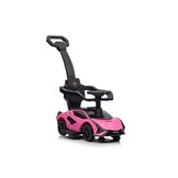 Loopauto - 1 jaar - met duwstang - Lamborghini - roze