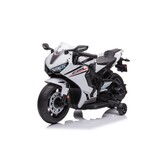 Kindermotor - Honda CBR1000RR - 91x25,5x46cm - tot 4km/u - wit