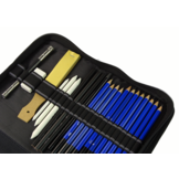 Kleurpotloden - tekenset - 95 delig - met etui - 30x22x5cm