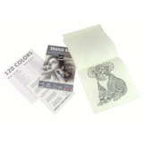 Kleurpotloden - tekenset - 132 delig - met etui - 21x21x7cm