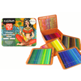 Kleurpotloden - tekendoos - 120 delig - 23x19x6cm