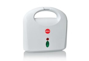 Wafelijzer - 700W - voor 2 wafels - antiaanbaklaag - wit