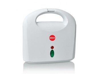 Wafelijzer - 700W - voor 2 wafels - antiaanbaklaag - wit