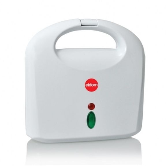 Wafelijzer - 700W - voor 2 wafels - antiaanbaklaag - wit