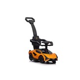 Loopauto - 1 jaar - met duwstang - Lamborghini - oranje