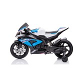 Kindermotor - BMW HP4 Race - 119x68x73cm - tot 6 km/u - blauw