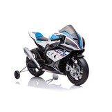 Kindermotor - BMW HP4 Race - 119x68x73cm - tot 6 km/u - wit