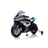 Kindermotor - BMW HP4 Race - 119x68x73cm - tot 6 km/u - wit
