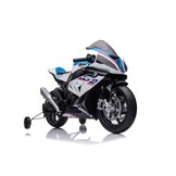 Kindermotor - BMW HP4 Race - 119x68x73cm - tot 6 km/u - wit