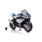 Kindermotor - BMW HP4 Race - 119x68x73cm - tot 6 km/u - wit