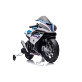 Kindermotor - BMW HP4 Race - 119x68x73cm - tot 6 km/u - wit