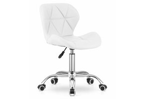 Bureaustoel AVOLA - ergonomisch - eco-leer - verstelbaar - wit