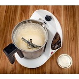 Stoomkoker - groente stomer - 2L - 1500W - RVS - wit zwart