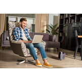 Ventilatorkachel - elektrische kachel - 1000 en 2000W - grijs