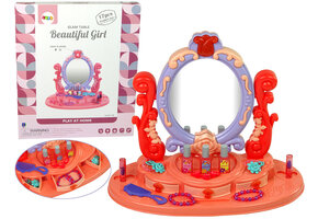 Kaptafel kind - 46x25x35,5cm - licht- en geluidseffecten - roze