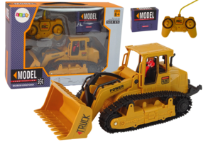 RC graafmachine - 27x12x11cm - 1:22 - geel van kleur