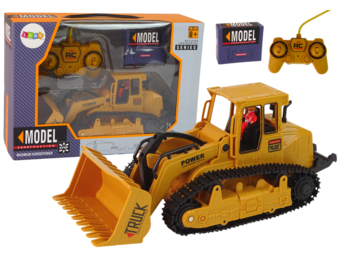 RC graafmachine - 27x12x11cm - 1:22 - geel van kleur