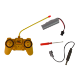 RC graafmachine - 27x12x11cm - 1:22 - geel van kleur