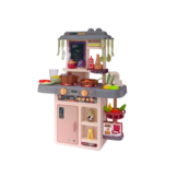 Kinderkeuken - 63x45,5x22cm - licht- en geluidseffectten - roze