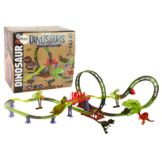 Racebaan - 142x101x41cm - dinosaurus racebaan - met geluid