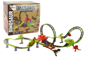 Racebaan - 142x101x41cm - dinosaurus racebaan - met geluid