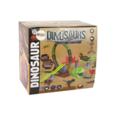 Racebaan - 142x101x41cm - dinosaurus racebaan - met geluid