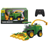 Bestuurbare trekker - R/C oogstmachine - 26x20x12cm - groen