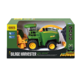 Bestuurbare trekker - R/C oogstmachine - 26x20x12cm - groen