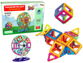 Magnetische bouwstenen - set van 46 blokken - magnetisch speelgoed