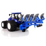 Bestuurbare trekker - R/C tractor - 18x16x13cm - blauw